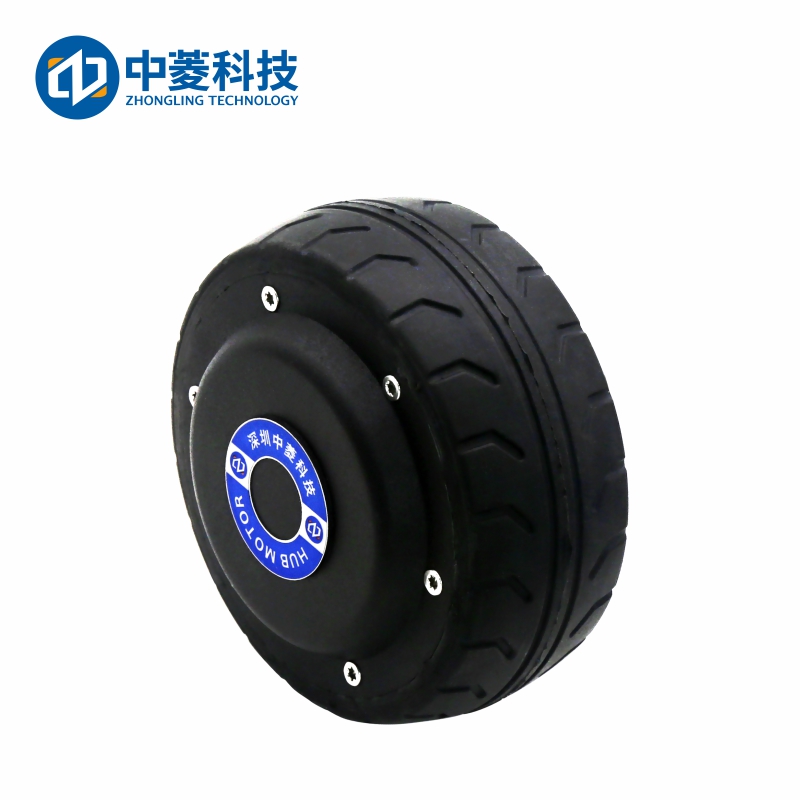 中菱4寸直流無刷輪轂伺服電機驅動器套裝內置編碼器agv