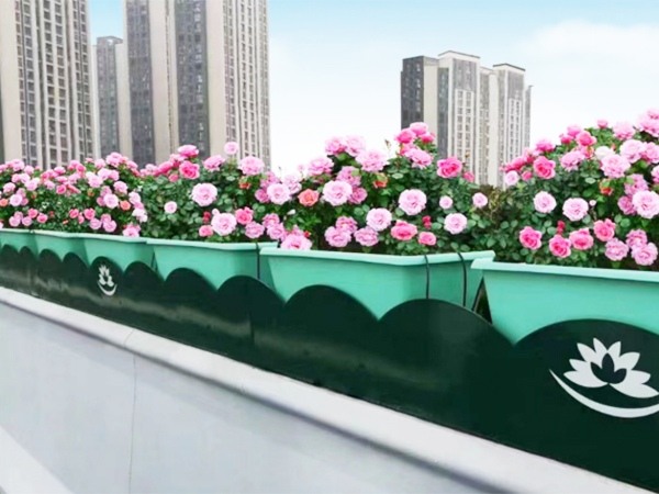 湖州花箱,上海高架橋花箱,浙江護欄花箱,杭州公園椅