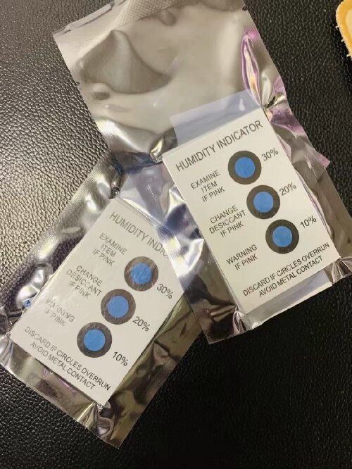 深圳濕度指示卡電子元件用濕度卡干燥片有鈷濕度指示卡