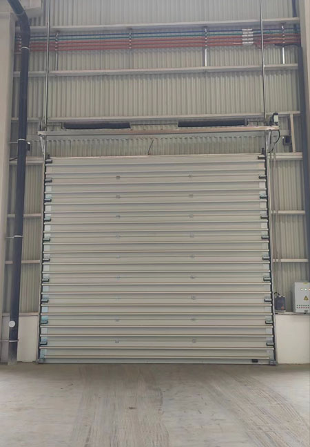 光伏產業園區硅料車間出入口工業門